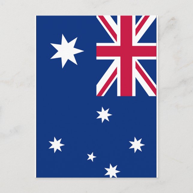 Postal Bandera de Australia (Anverso)