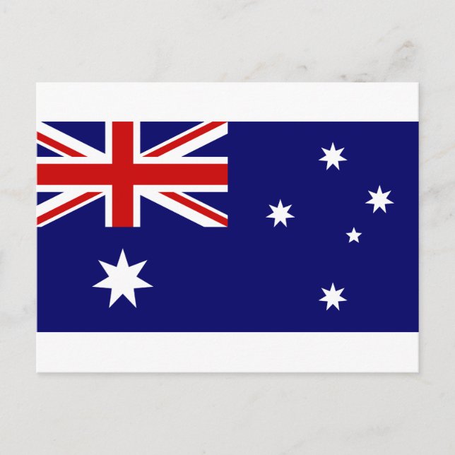 Postal Bandera de Australia (Anverso)