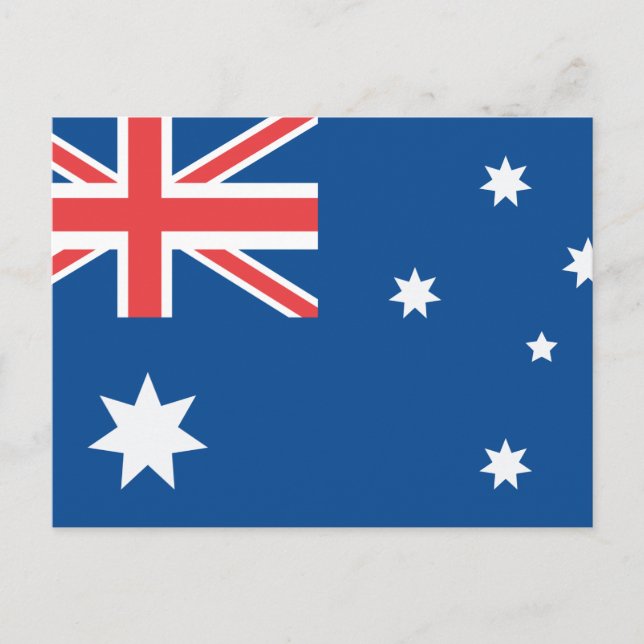 Postal Bandera de Australia (Anverso)