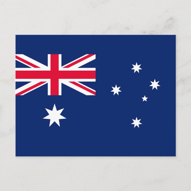 Postal Bandera de Australia (Anverso)