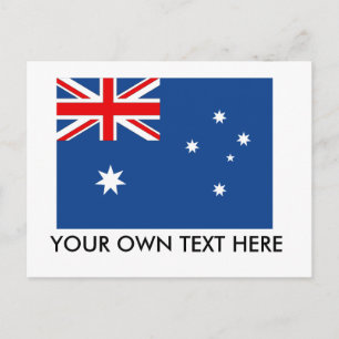 Postal Bandera de Australia