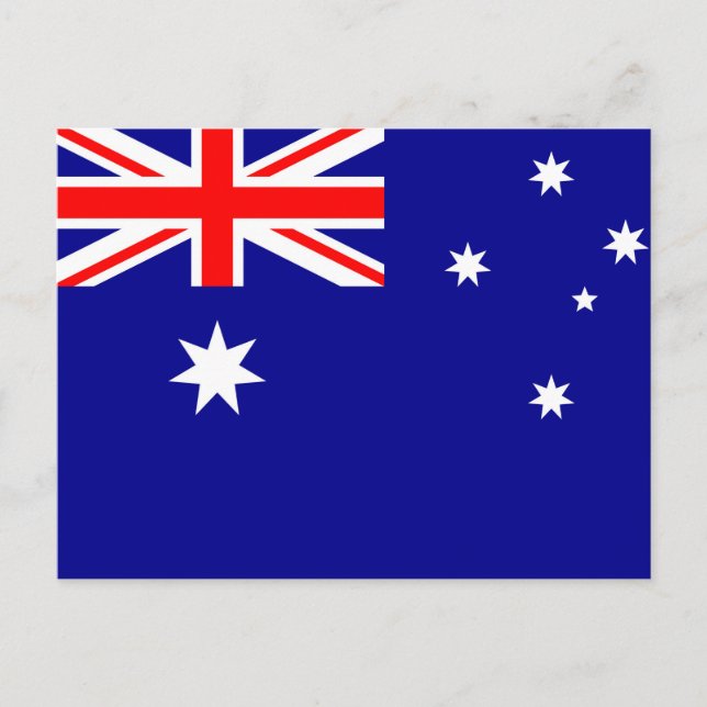 Postal Bandera de Australia (Anverso)
