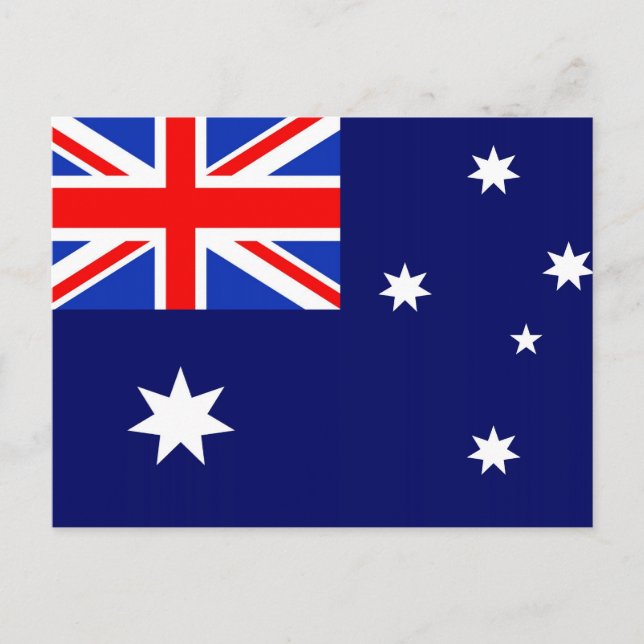 Postal Bandera de Australia (Anverso)