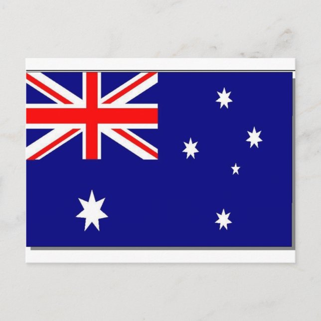 Postal Bandera de Australia (Anverso)