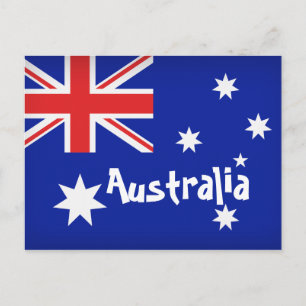 Postal Bandera de Australia