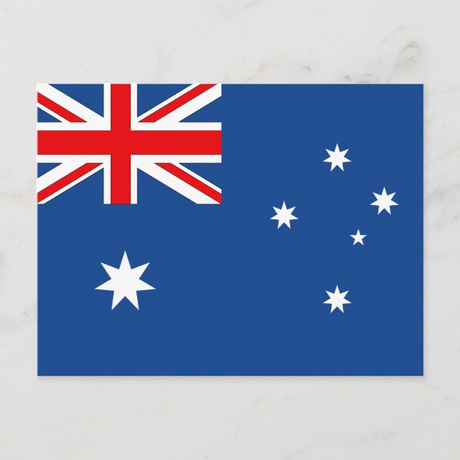 Postal Bandera de Australia (Anverso)