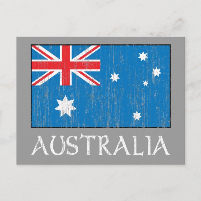 Postal Bandera de Australia (Anverso)