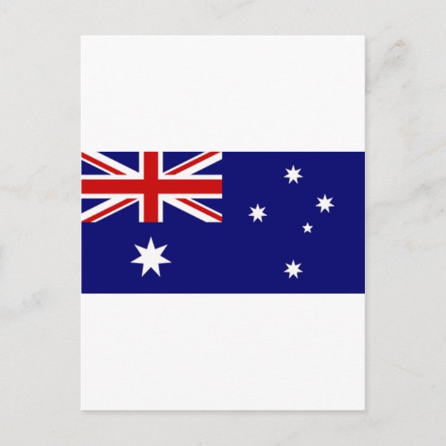 Postal Bandera de Australia (Anverso)