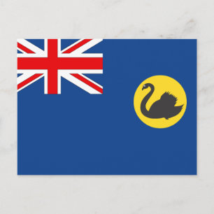 Postal Bandera de Australia Occidental