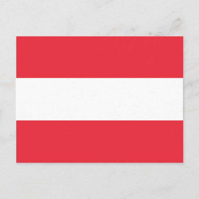 Postal Bandera de Austria (Anverso)