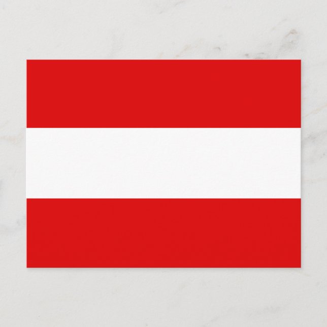 Postal Bandera de Austria (Anverso)