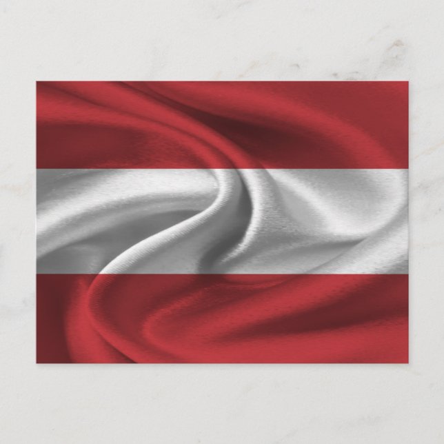 Postal Bandera de Austria (Anverso)