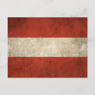 Postal Bandera de Austria en peligro de extinción