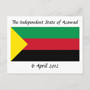 Postal Bandera de Azawad