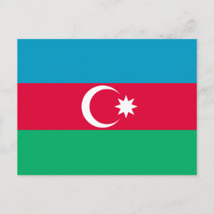 Postal Bandera de Azerbaiyán Patriótica