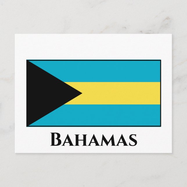Postal Bandera de Bahamas (Anverso)
