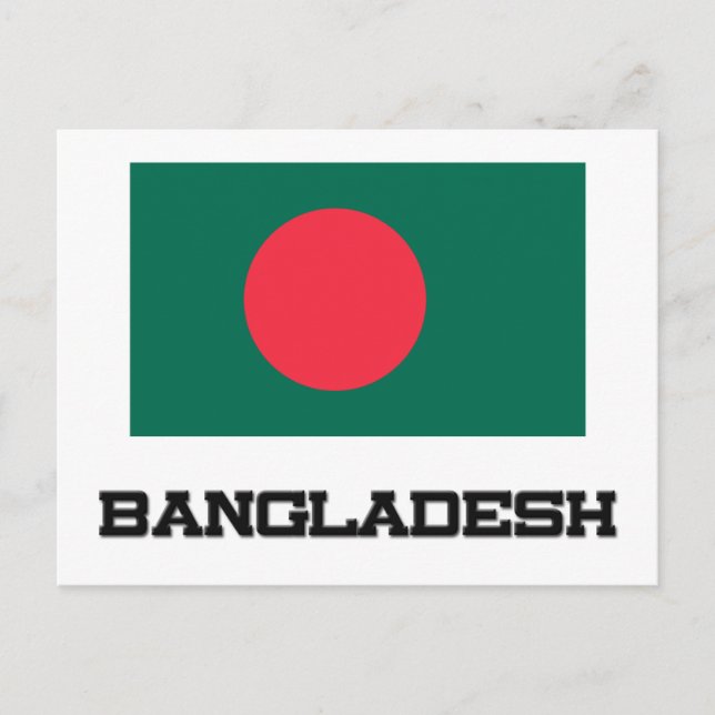 Postal Bandera de Bangladesh (Anverso)