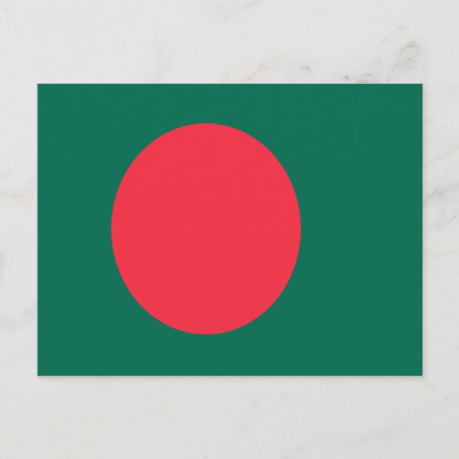 Postal Bandera de Bangladesh (Anverso)