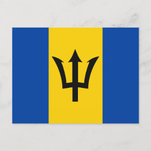 Postal Bandera de Barbados