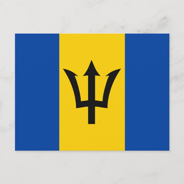 Postal Bandera de Barbados (Anverso)