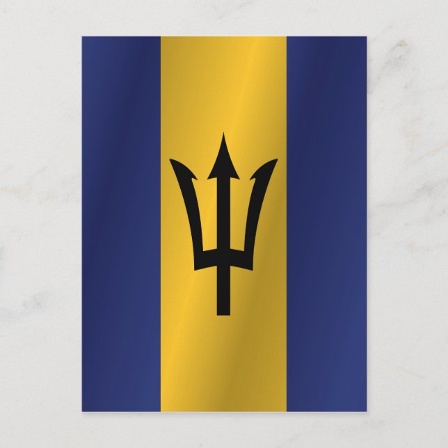 Postal Bandera de Barbados (Anverso)