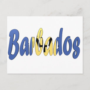 Postal Bandera de Barbados