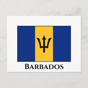 Postal Bandera de Barbados