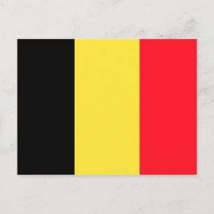 POSTAL BANDERA DE BÉLGICA