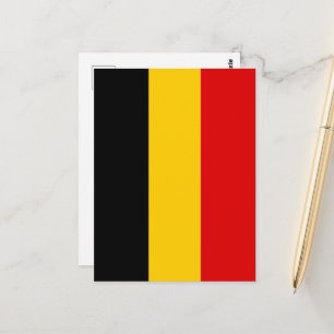 Postal Bandera de Bélgica