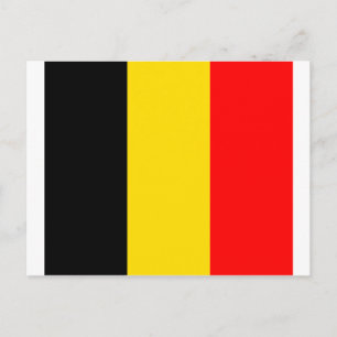 Postal Bandera de Bélgica