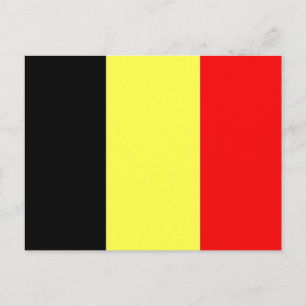 Postal Bandera de Bélgica
