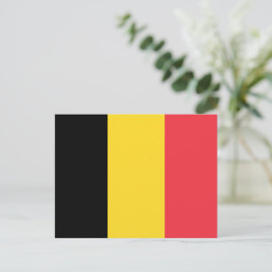 Postal Bandera de Bélgica