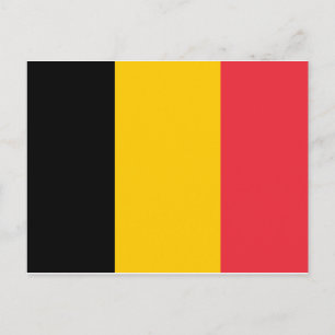 Postal Bandera de Bélgica