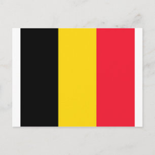 Postal Bandera de Bélgica