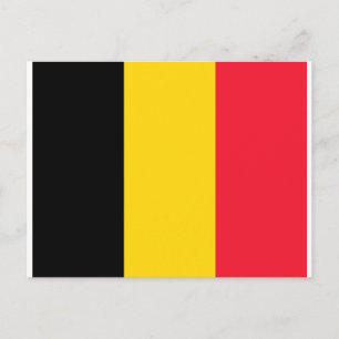 Postal Bandera de Bélgica