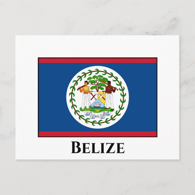Postal Bandera de Belice (Anverso)