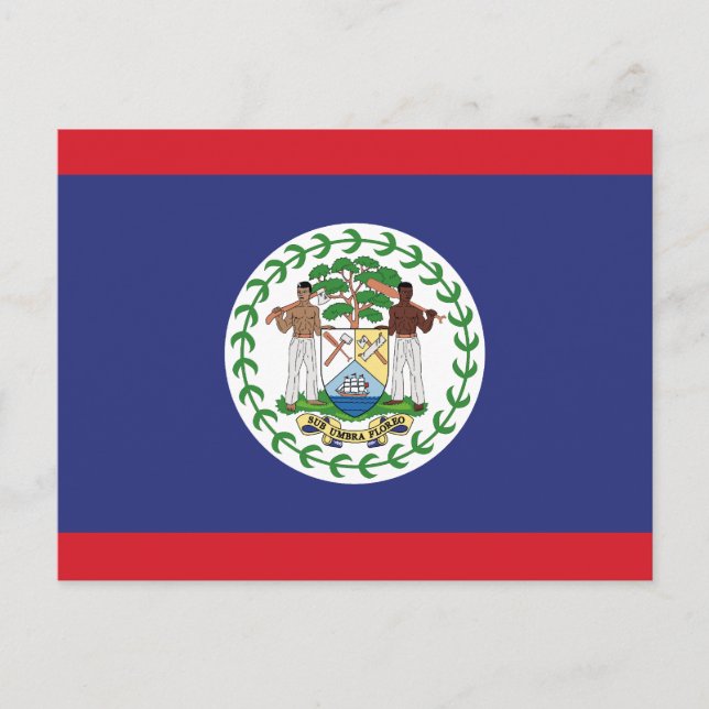 Postal Bandera de Belice (Anverso)