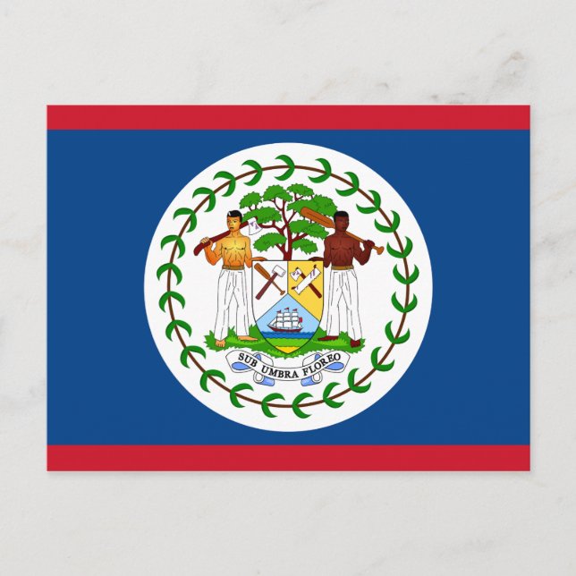 Postal Bandera de Belice (Anverso)