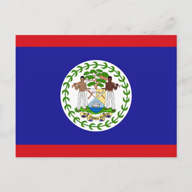 Postal Bandera de Belice (Anverso)