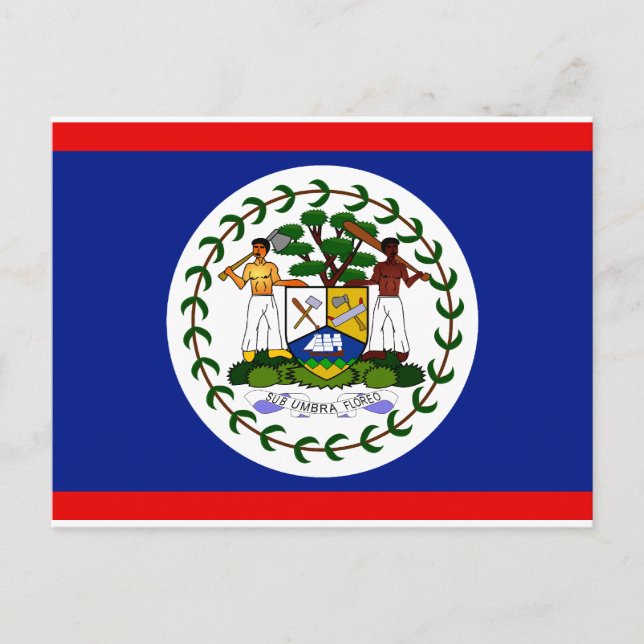 Postal Bandera de Belice (Anverso)
