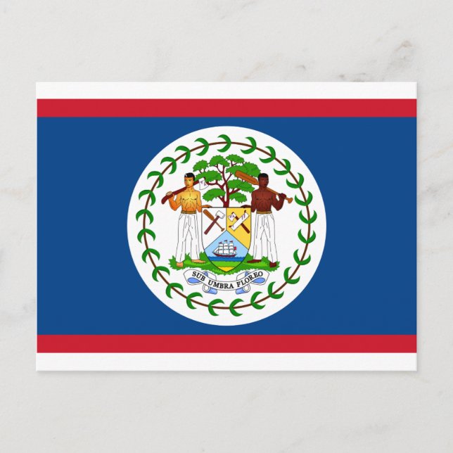 Postal Bandera de Belice (Anverso)