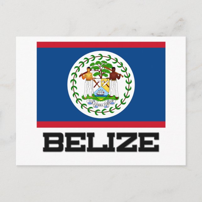 Postal Bandera de Belice (Anverso)