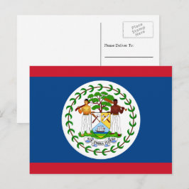Postal Bandera de Belice, Bandera de Belice