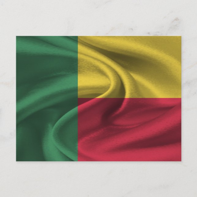 Postal Bandera de Benín (Anverso)
