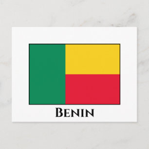 Postal Bandera de Benín