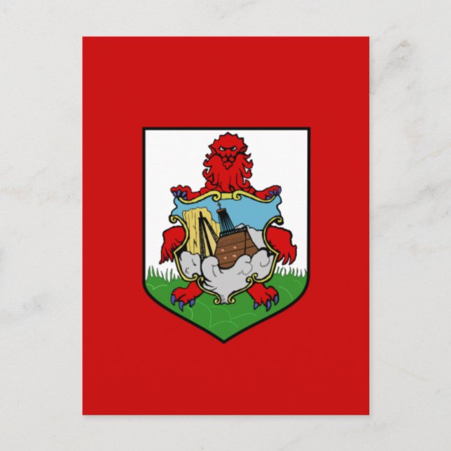 Postal bandera de bermuda (Anverso)