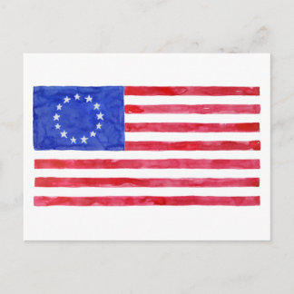 Postal Bandera de Betsy Ross