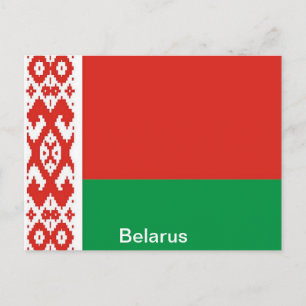 Postal Bandera de Bielorrusia