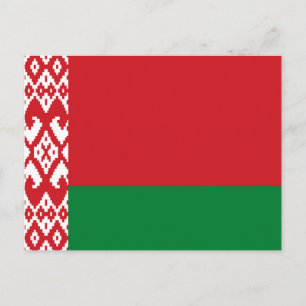 Postal Bandera de Bielorrusia