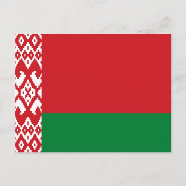 Postal Bandera de Bielorrusia (Anverso)